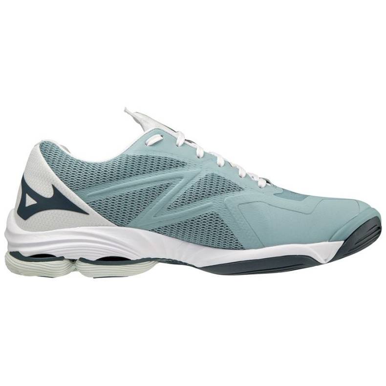 Mizuno Wave Lightning Z7 M V1GA220038 chaussures de volley-ball gris nuances de gris