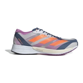 Chaussures Adidas Adizero Adios 7 M GX6647 blanche violet orange