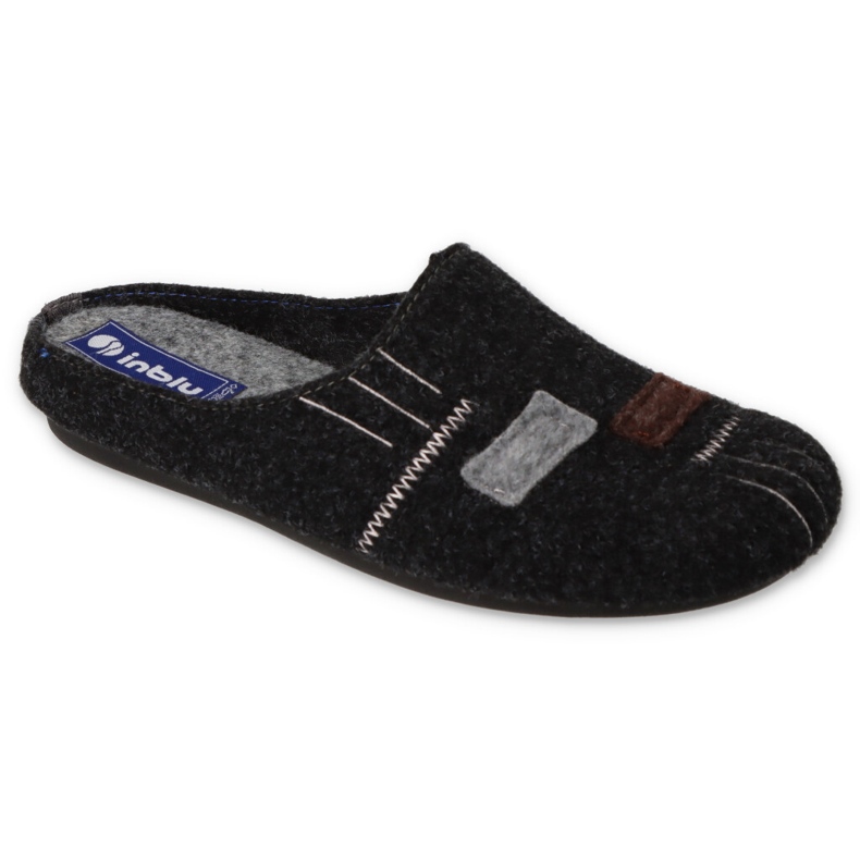 Befado Chaussures homme Inblu 155M013 le noir gris