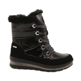 Bottes de neige noire pour femmes avec membrane Caprice 9-26226-29 019