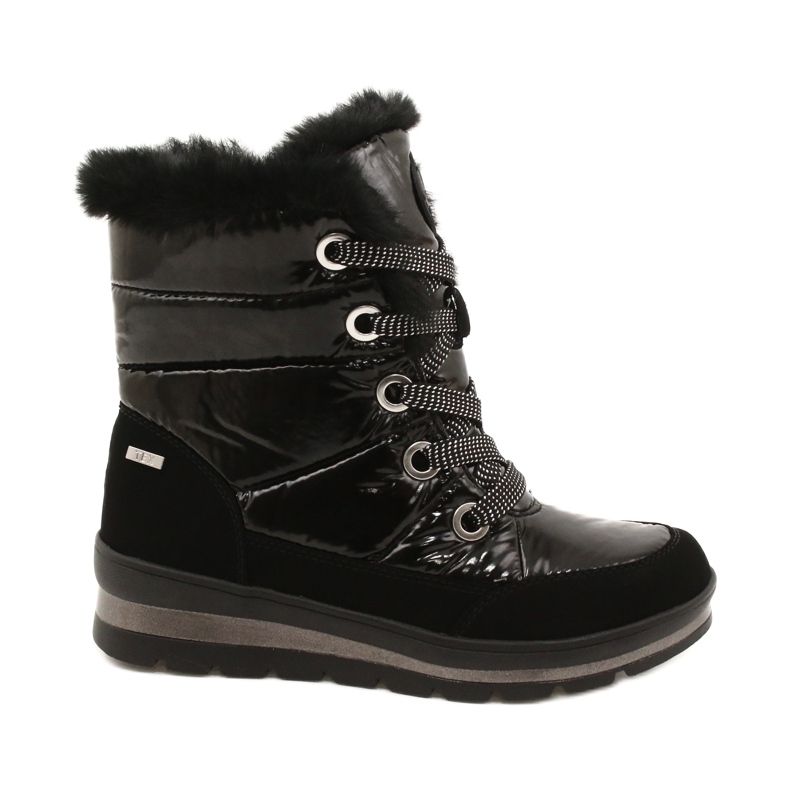 Bottes de neige noire pour femmes avec membrane Caprice 9-26226-29 019 le noir