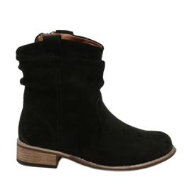 Evento Bottes en daim noir Jezzi 20BT35-3046 le noir