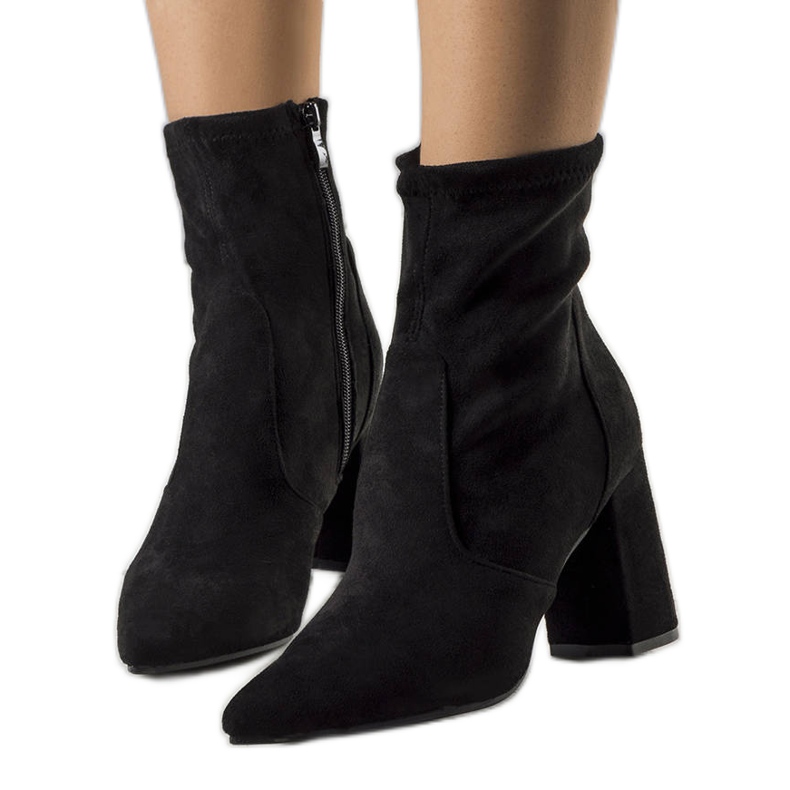 PA1 Bottines noires sur le poteau Kensley le noir PA1 Bottines noires sur le poteau Kensley le noir