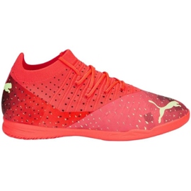 Chaussures de foot Puma Future 3.4 It Jr 107013 03 rouge oranges et rouges