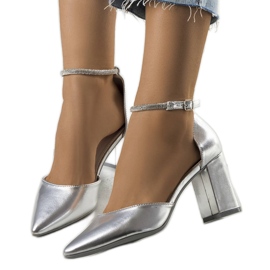 BM Escarpins en argent avec zircon cubique Leighton