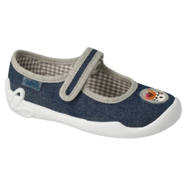Befado Béfado Children's Slippers 114x498 Navy Blue Application bleu Befado Béfado Children's Slippers 114x498 Navy Blue Application bleu