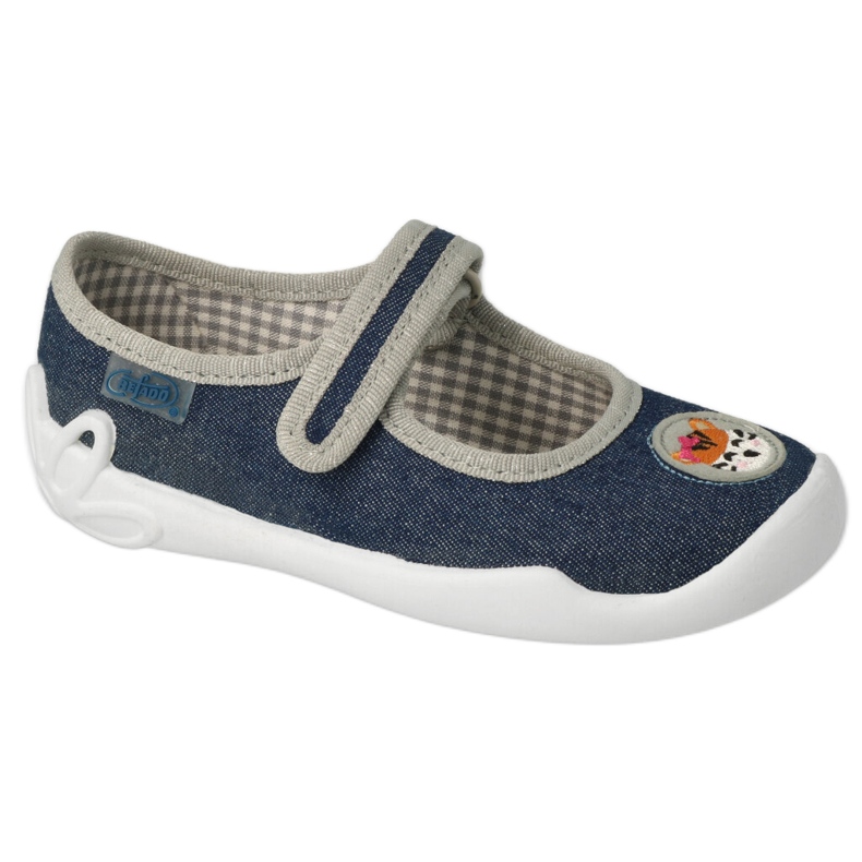 Befado Béfado Children's Slippers 114x498 Navy Blue Application bleu Befado Béfado Children's Slippers 114x498 Navy Blue Application bleu