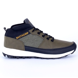 Baskets en cuir chaussures Trax Bustagrip M MRM7B vert