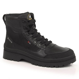 Bottes isolées en cuir imperméable Rieker Revolution M RKR570 noir