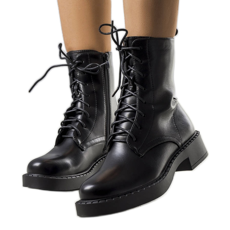 BM Bottes isolées noires de Ildar le noir