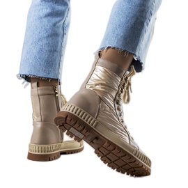 Bottes isolées beiges de Hamina Bottes isolées beiges de Hamina