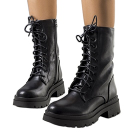 BM Bottes isolées noires Repins le noir
