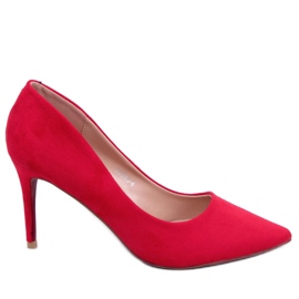 Belluci Escarpins femme en daim Tilda Red rouge Belluci Escarpins femme en daim Tilda Red rouge