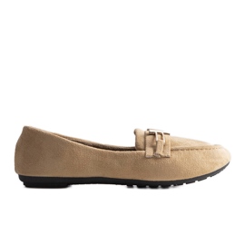 Mocassins femme Gimen beiges
