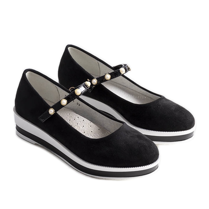BM Ballerines noires pour enfant Renate's le noir BM Ballerines noires pour enfant Renate's le noir