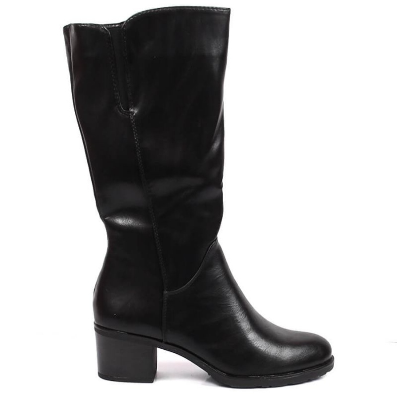 Bottines à talons avec élastique Jezzi W JEZ380 le noir