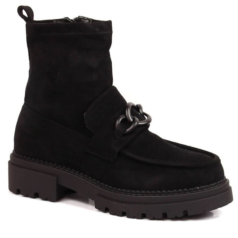 Bottes isolées en daim Laura La.Fi PMR26 le noir