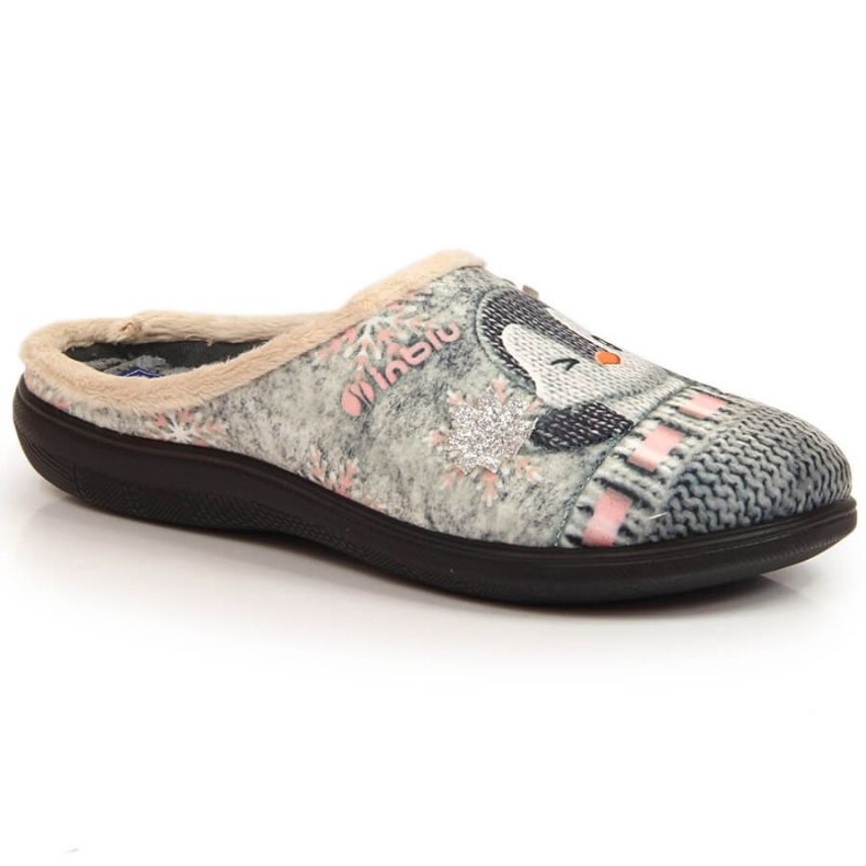 Chaussons de maison chauds et confortables Inblu W ARC25 gris