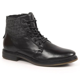 Bottes en cuir Bugatti M INT1802 le noir Bottes en cuir Bugatti M INT1802 le noir