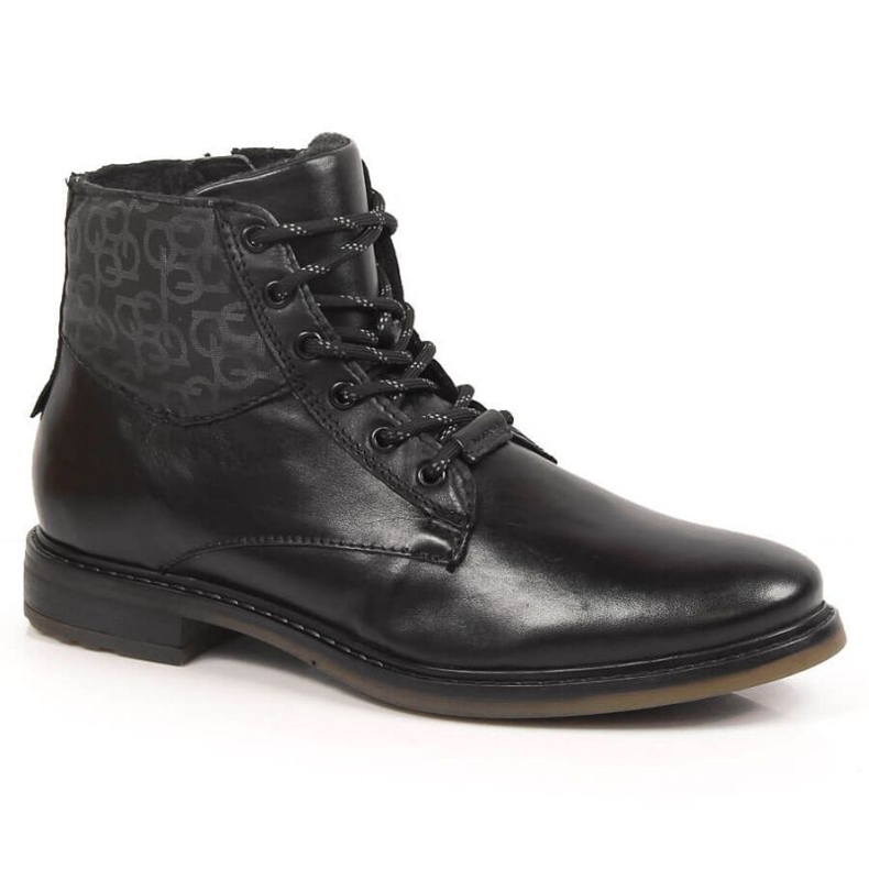 Bottes en cuir Bugatti M INT1802 le noir