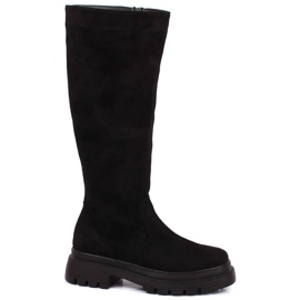 Bottes chaudes en daim T.Sokolski W SCA180 le noir