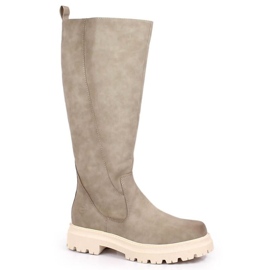 Bottes isolées confortables Bugatti W INT1805 beige multicolore