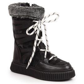Bottes avec fourrure Potocki W WOL123A le noir