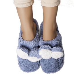 PA1 Chaussons souples Rabit bleu