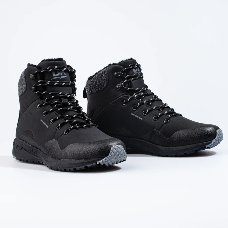 Chaussures de trekking hautes pour hommes Dk, isolées noires le noir Chaussures de trekking hautes pour hommes Dk, isolées noires le noir