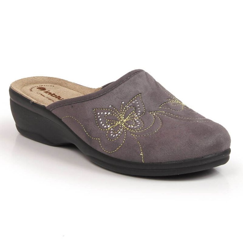 Pantoufles confortables en velours Inblu W ARC21 gris Pantoufles confortables en velours Inblu W ARC21 gris