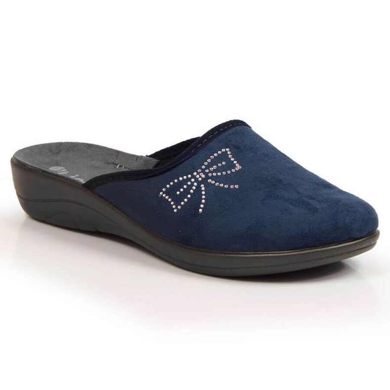 Pantoufles confortables en velours Inblu W ARC19A bleu