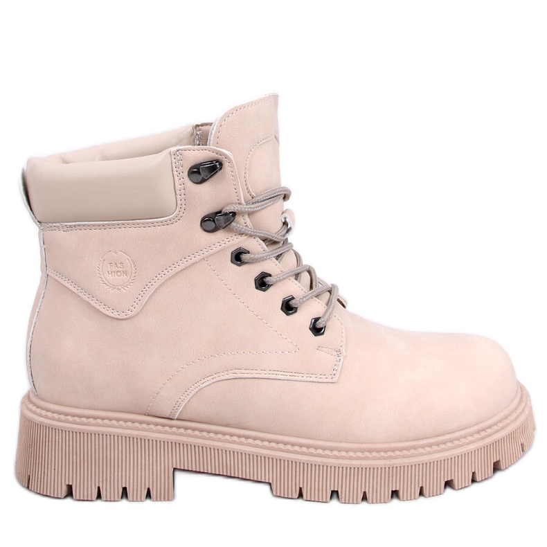 PA1 Bottes de trappeur isolées Basco Beige
