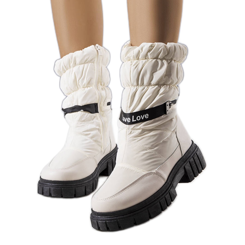 Bottes de neige blanches LoveXsnow