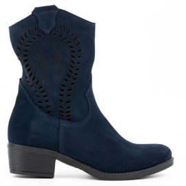 Olivier Escarpins ajourés femme Angela bleu marine Olivier Escarpins ajourés femme Angela bleu marine