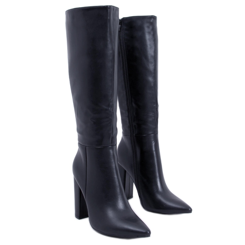 BM Talons hauts classiques Tiffany Black le noir