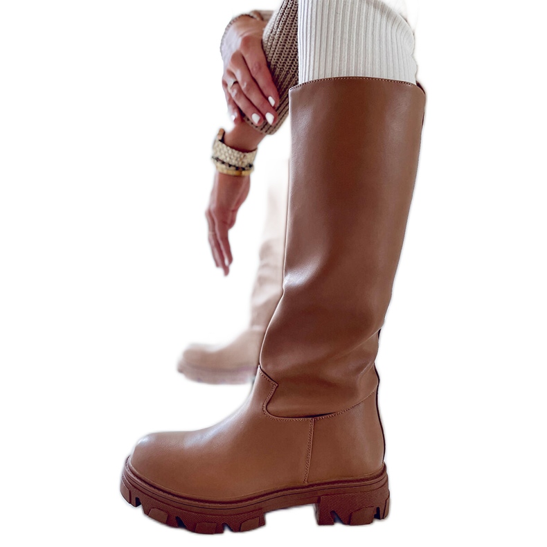 Bottes d'équitation femme Powell Kaki beige Bottes d'équitation femme Powell Kaki beige