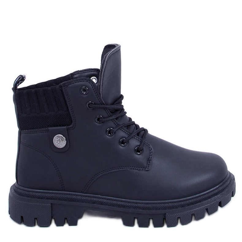 BM Bottes de trappeur femme Atomic Black le noir