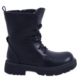 BM Bottines à lacets Barkley Noir le noir