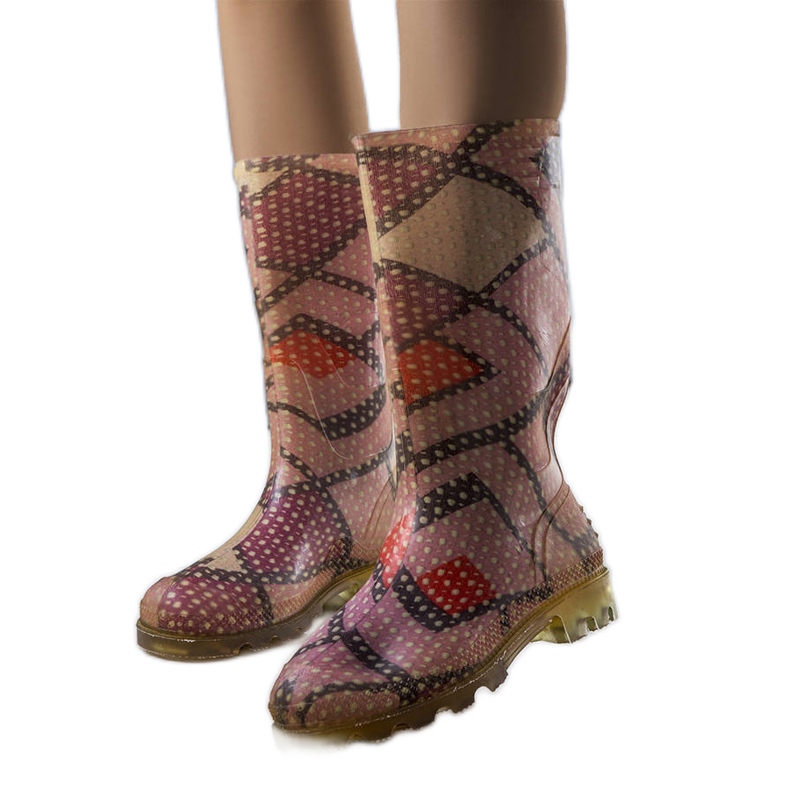 Bottes hautes roses Massby