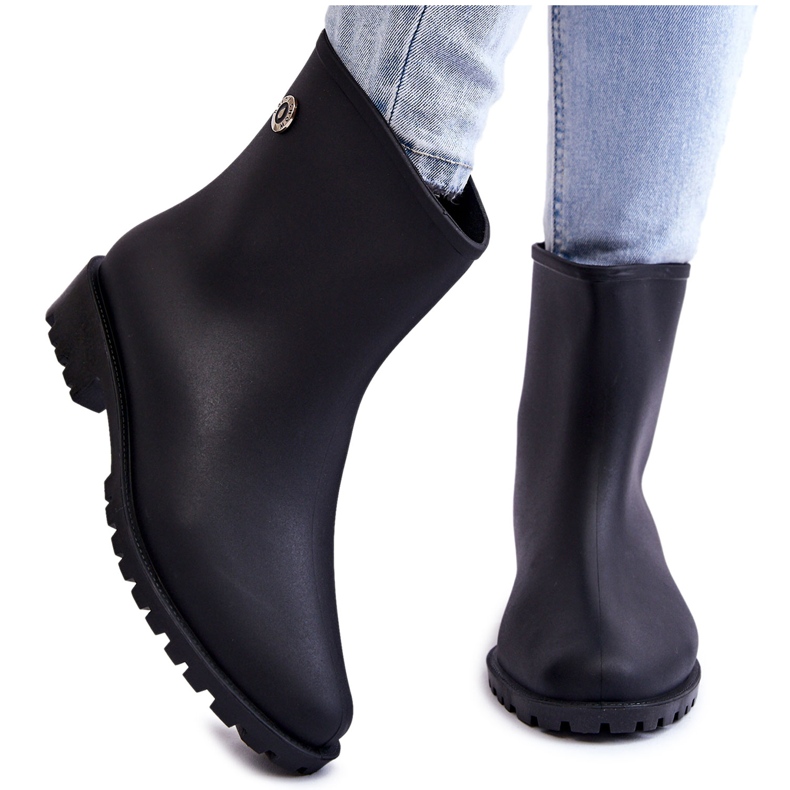 Bottes de pluie classiques à enfiler pour femmes Noir Floriana le noir Bottes de pluie classiques à enfiler pour femmes Noir Floriana le noir