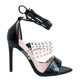 PA1 Maxine Sandales à lacets noires