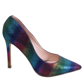 PA1 Escarpins irisés femme Halsey Colorful violet bleu rose multicolore vert