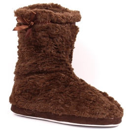BM Chaussons fourrés chauds femme marron Stella brun BM Chaussons fourrés chauds femme marron Stella brun