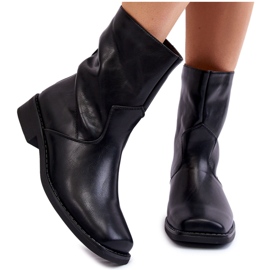 PA1 Bottes chaudes à enfiler pour femme Noir Calan le noir