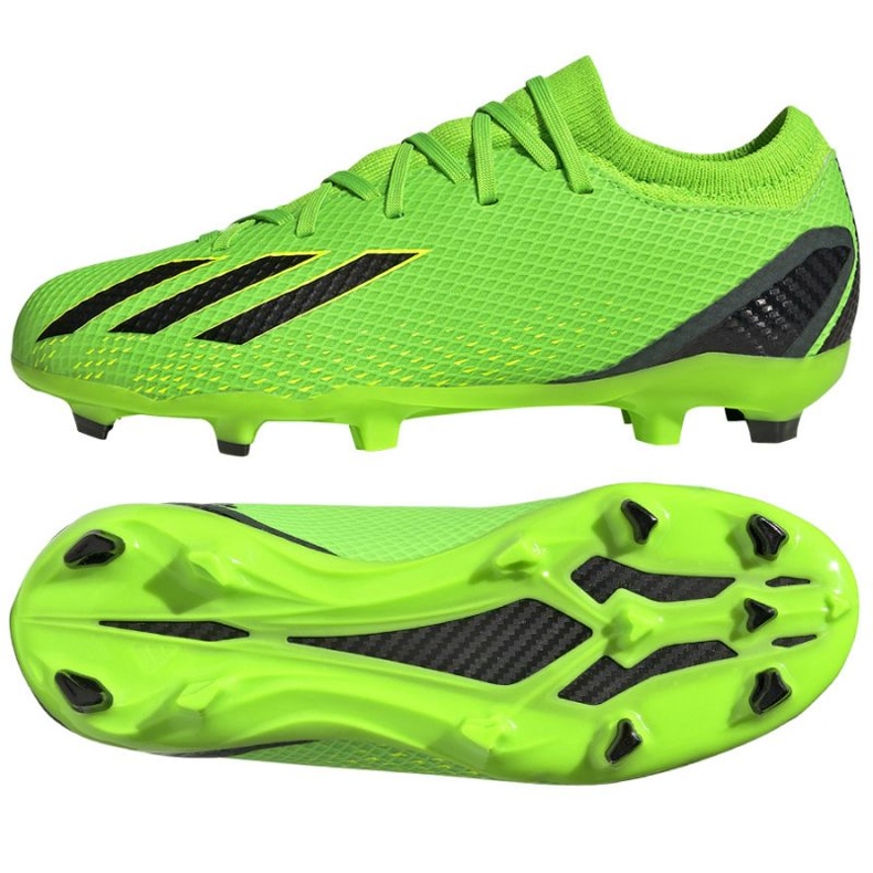 Chaussures de football Adidas X Speedportal.3 Fg Jr GW8460 vert vert