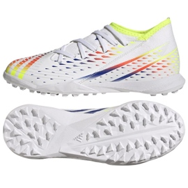 Chaussures de football Adidas Predator Edge.3 Tf Jr GV8502 blanc blanc