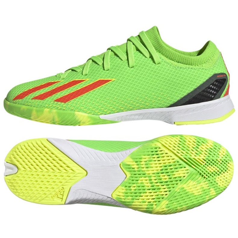 Adidas X Speedportal.3 In Jr GW8468 chaussures de football vert vert