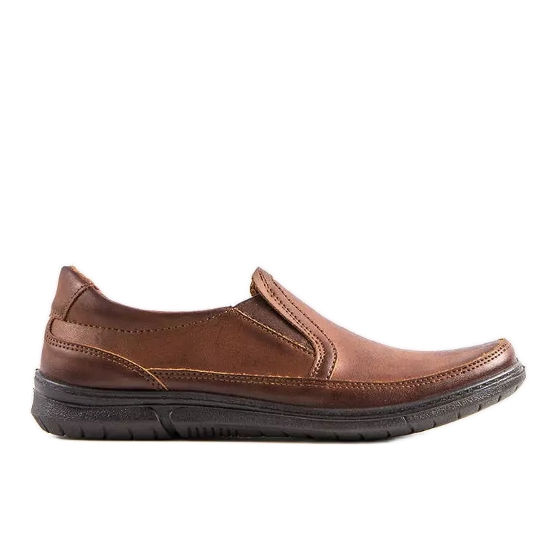 BM Chaussures à enfiler marron pour hommes de Lazar brun BM Chaussures à enfiler marron pour hommes de Lazar brun