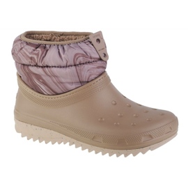Crocs Classic Neo Puff Shorty Botte 207311-195 beige Crocs Classic Neo Puff Shorty Botte 207311-195 beige