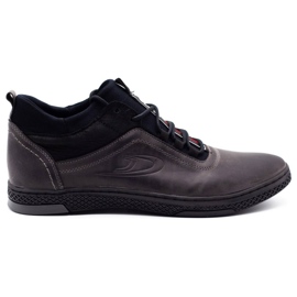 Polbut Bottes d'hiver pour hommes K27F, gris noir